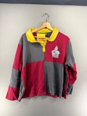 When Smoke Clears Men Polo Shirt Leather Collar Size XXL Streetwear Rare